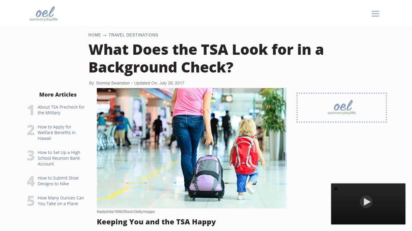 What Does the TSA Look for in a Background Check?